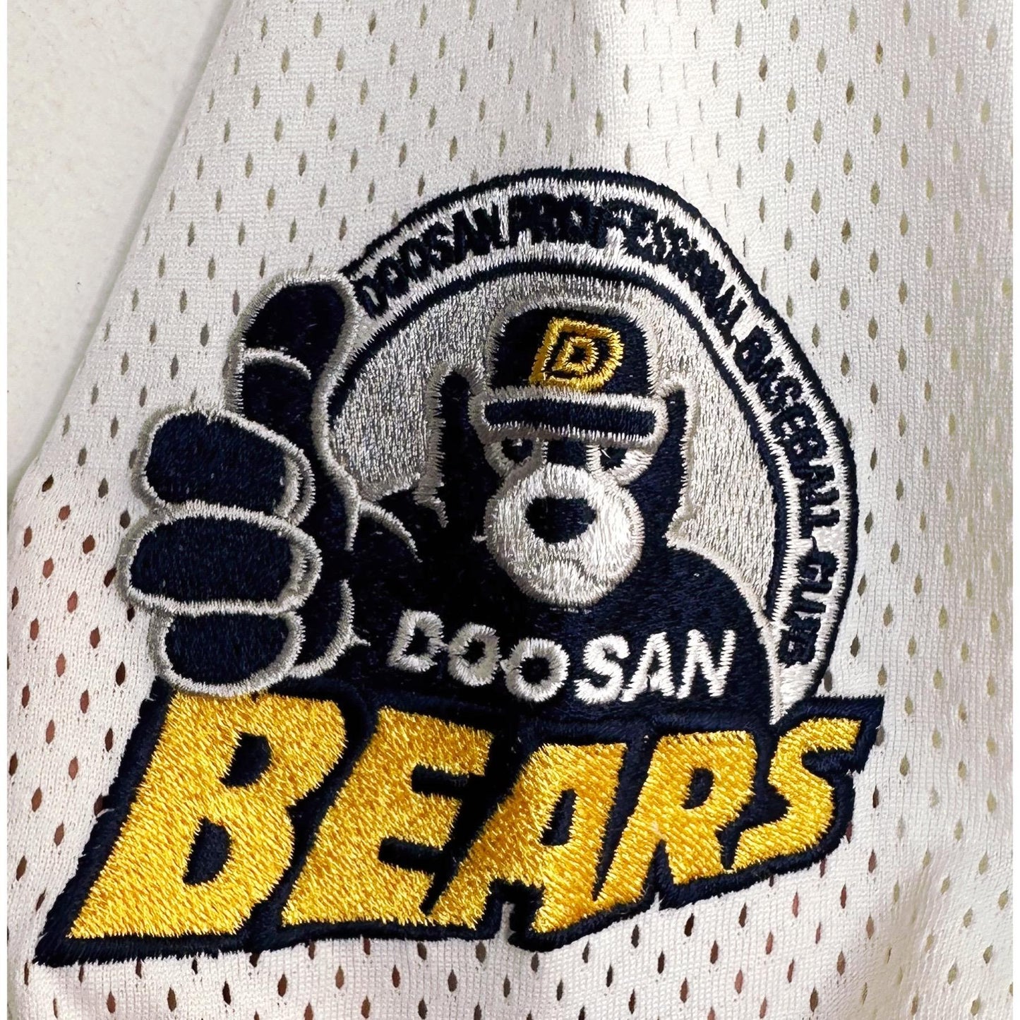 KBO DOOSAN BEARS SIZE-L BASEBALL JERSEYS