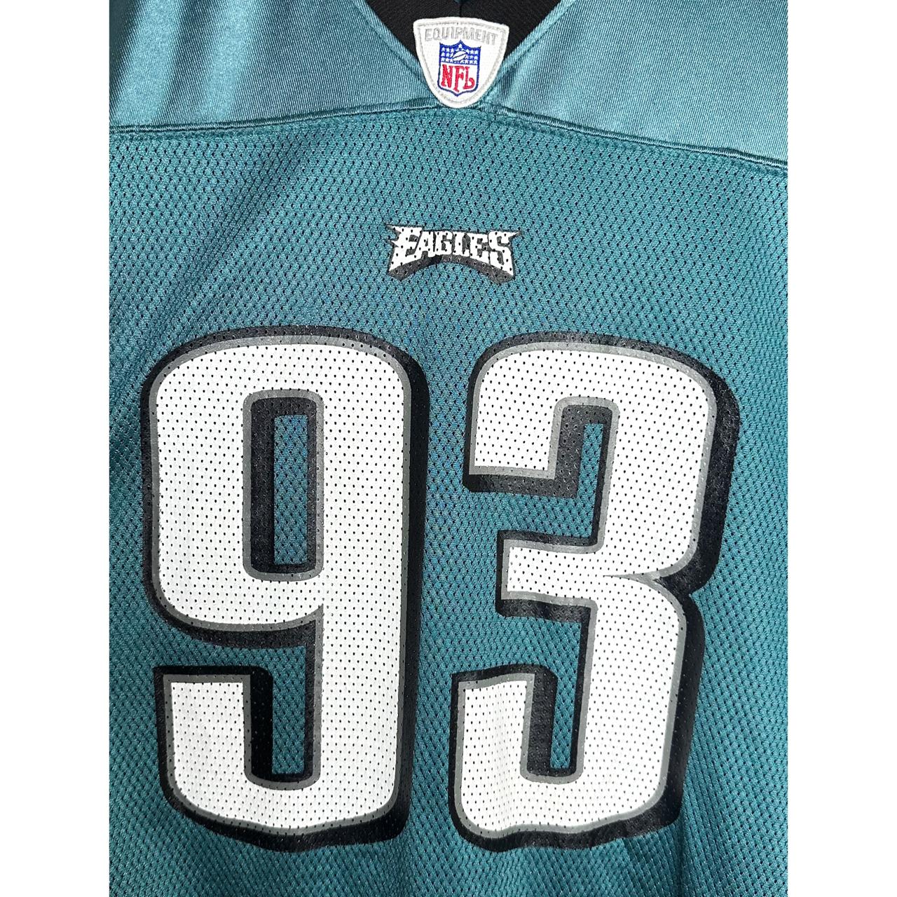 REEBOK EAGLES NO 93 SIZE-3XL NFL JERSEYS
