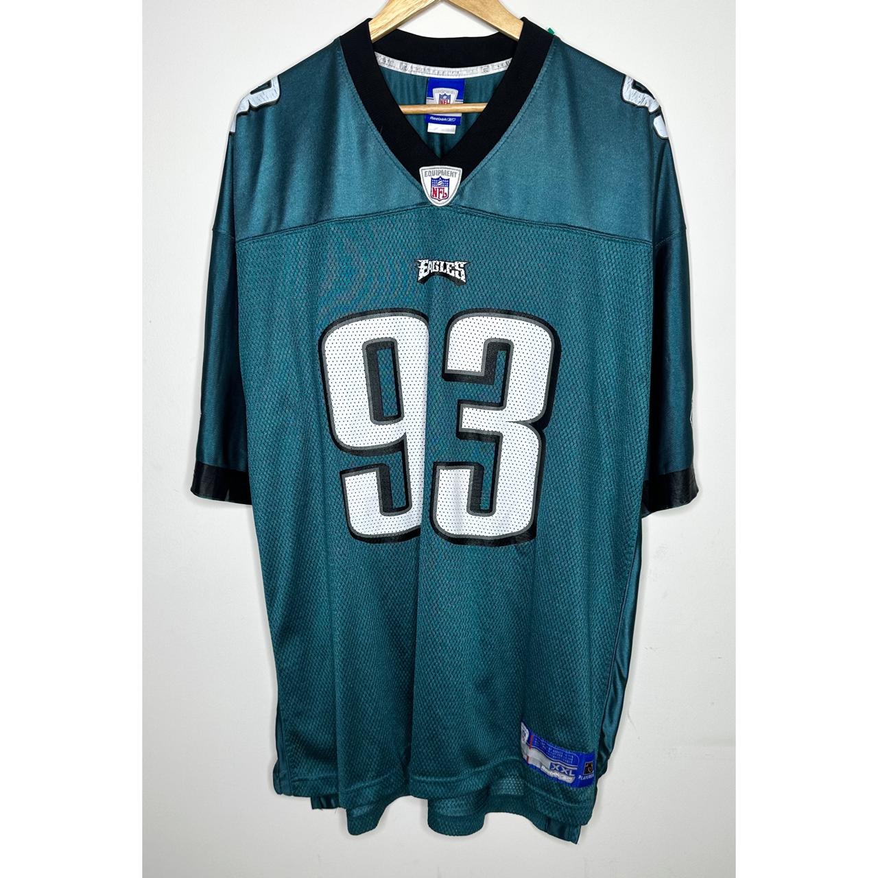 REEBOK EAGLES NO 93 SIZE-3XL NFL JERSEYS