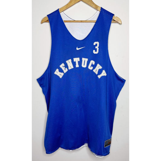 NIKE KENTUCKY REVERSIBLE NO 3 SIZE-XL BASKETBALL JERSEY
