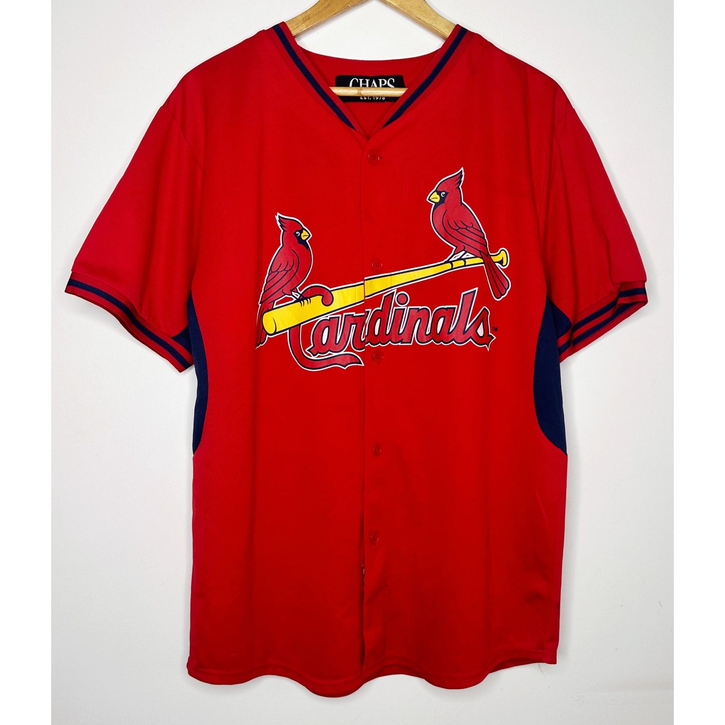 CHAPS EST 1978 CARDINAL DRI-FIT TEES SIZE L.