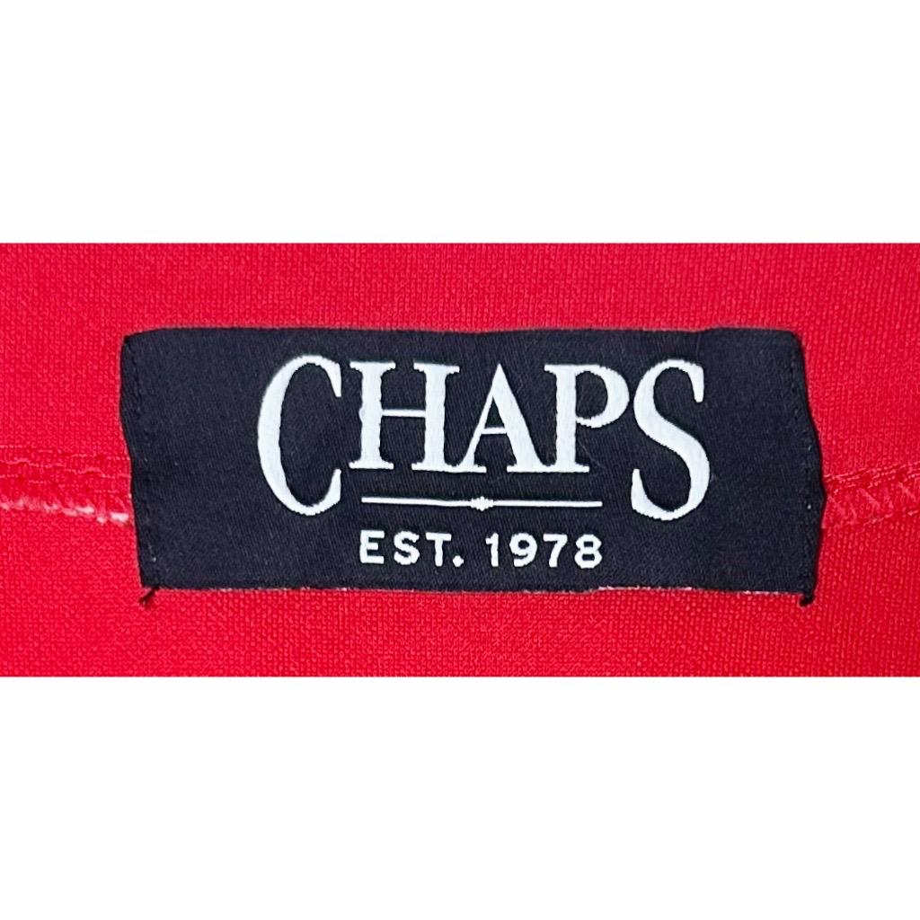 CHAPS EST 1978 CARDINAL DRI-FIT TEES SIZE L.