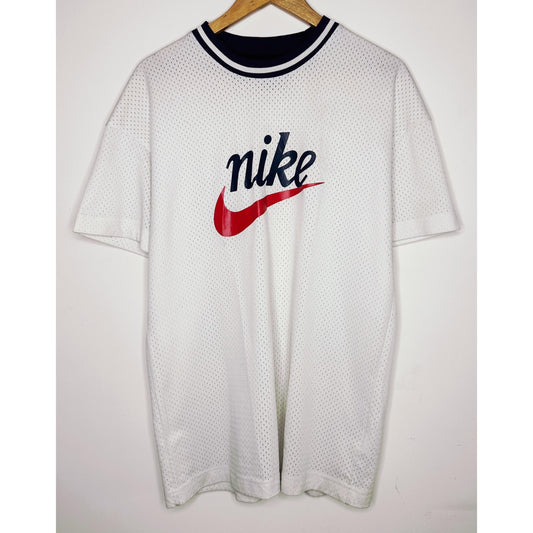 NIKE WHITE PREMIUM DRI-FIT TEE SIZE L