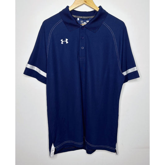 UNDER ARMOUR BLUE PREMIUM DRI-FIT TEE SIZE L