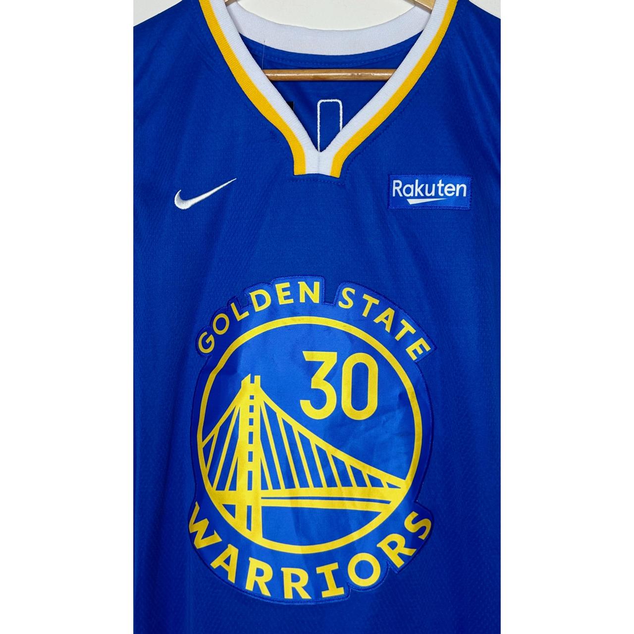 NIKE RAKUTEN GOLDEN STATE WARRIORS CURRY NO 30 BASKETBALL JERSEY