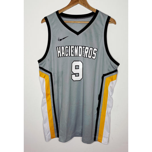 NIKE HACIENDEROS NO 9 BASKETBALL JERSEY SIZE XL