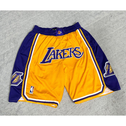 JUST DON HARDWOOD VINTAGE CLASSICS LAKERS PREMIUM SHORT