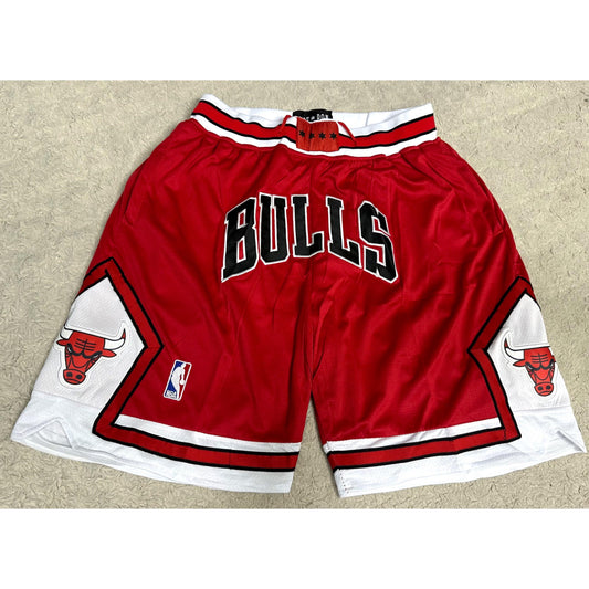 JUST DON HARDWOOD VINTAGE CLASSICS BULLS PREMIUM SHORT