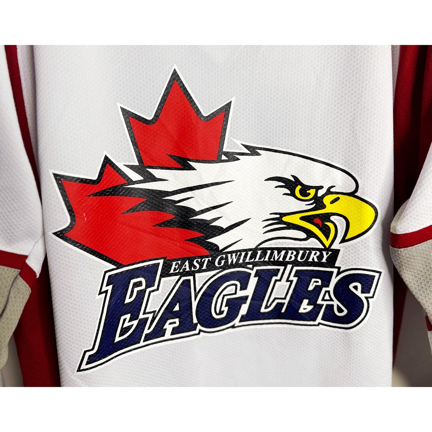 EAST GWILLIMBURY EAGLES SKELTON NO. 33 SIZE- 2XL-ICE HOCKEY JERSEYS