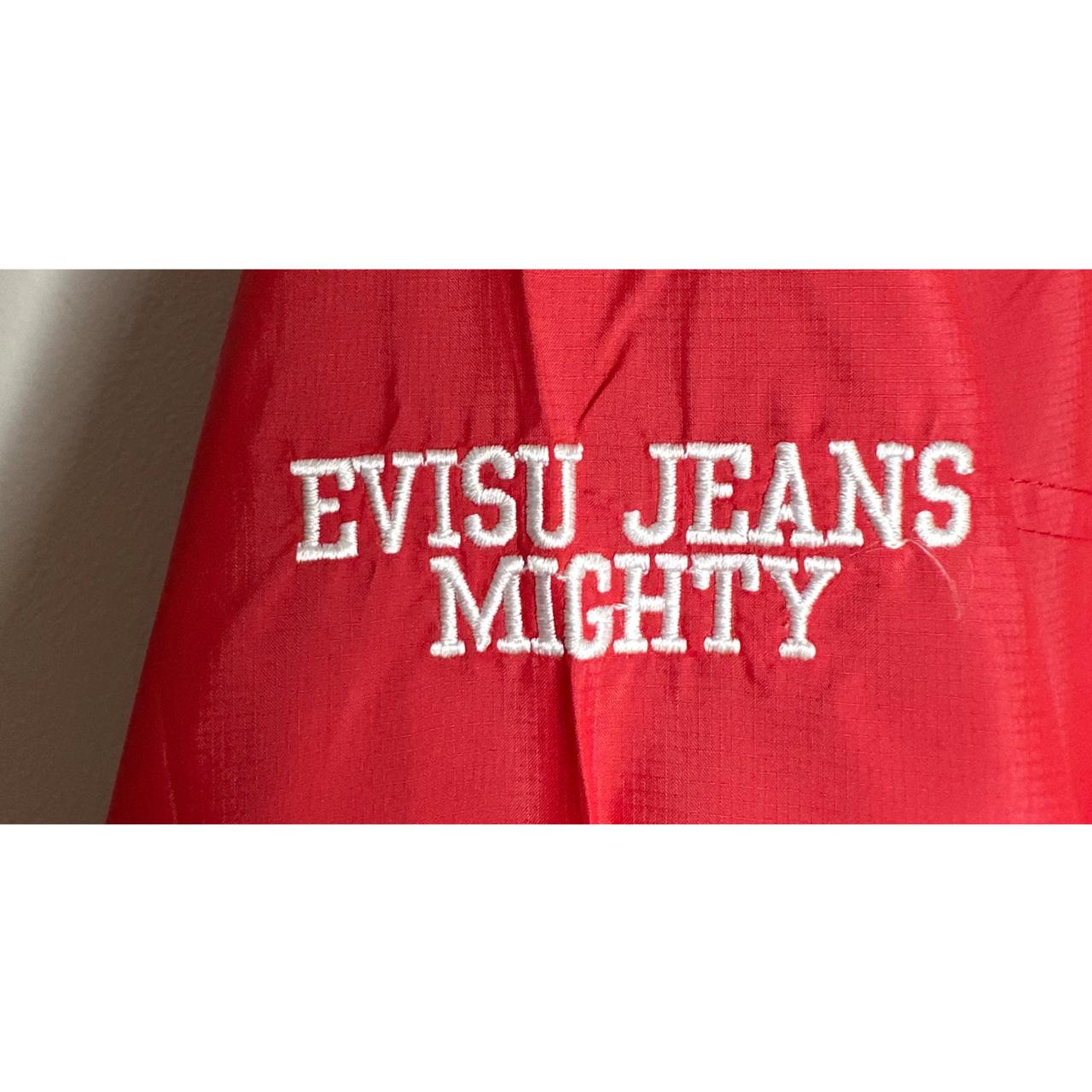 EVISU JEANS MIGHTY WINDBREAKER JACKET – LIGHTWEIGHT & WEATHER-RESISTANT SIZE M