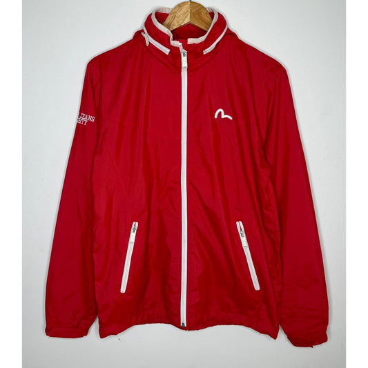 EVISU JEANS MIGHTY WINDBREAKER JACKET – LIGHTWEIGHT & WEATHER-RESISTANT SIZE M