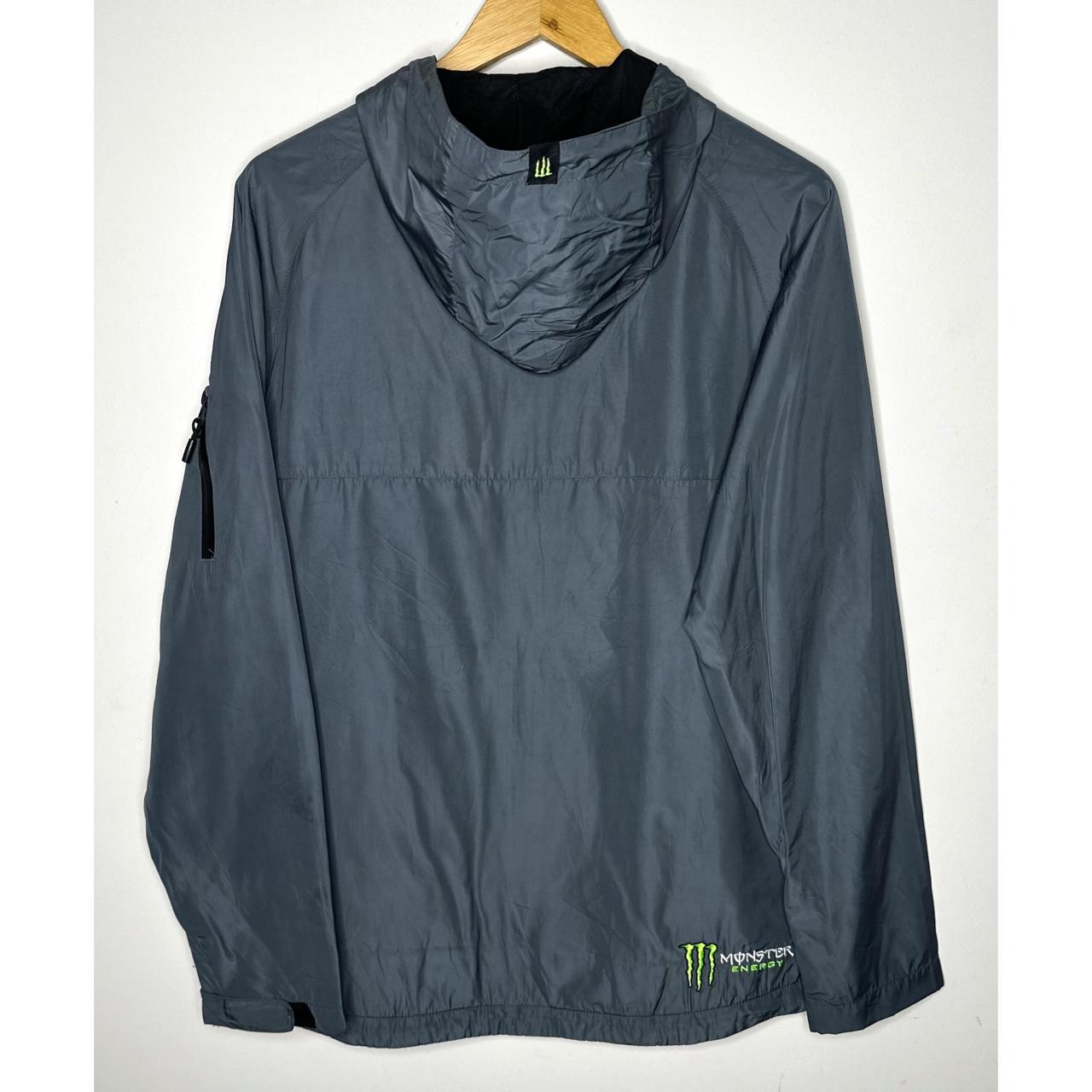 MONSTER LIGHTWEIGHT WINDBREAKER – BREATHABLE, WATER-RESISTANT JACKET FOR ACTIVE OUTDOOR WEAR SIZE L -