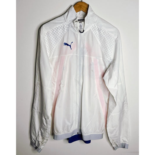 PUMA EVOTRG LIGHTWEIGHT WINDBREAKER – BREATHABLE, WATER-RESISTANT JACKET FOR ACTIVE OUTDOOR WEAR SIZE L -