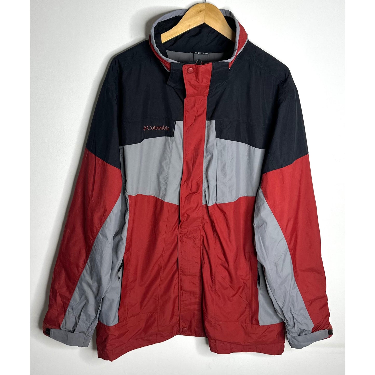 COLUMBIA BUGABOO LIGHTWEIGHT WINDBREAKER – BREATHABLE, WATER-RESISTANT JACKET FOR ACTIVE OUTDOOR WEAR SIZE 2XL -