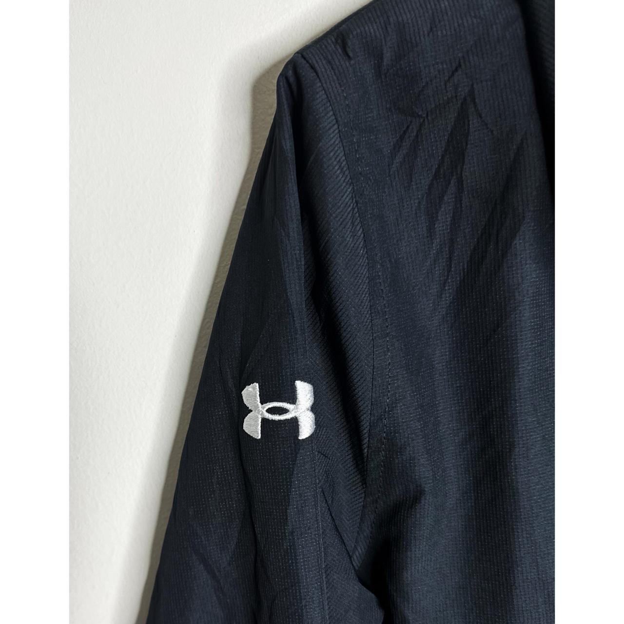 UNDER ARMOUR WORK DAY LIGHTWEIGHT WINDBREAKER – BREATHABLE, WATER-RESISTANT JACKET FOR ACTIVE OUTDOOR WEAR SIZE XL -