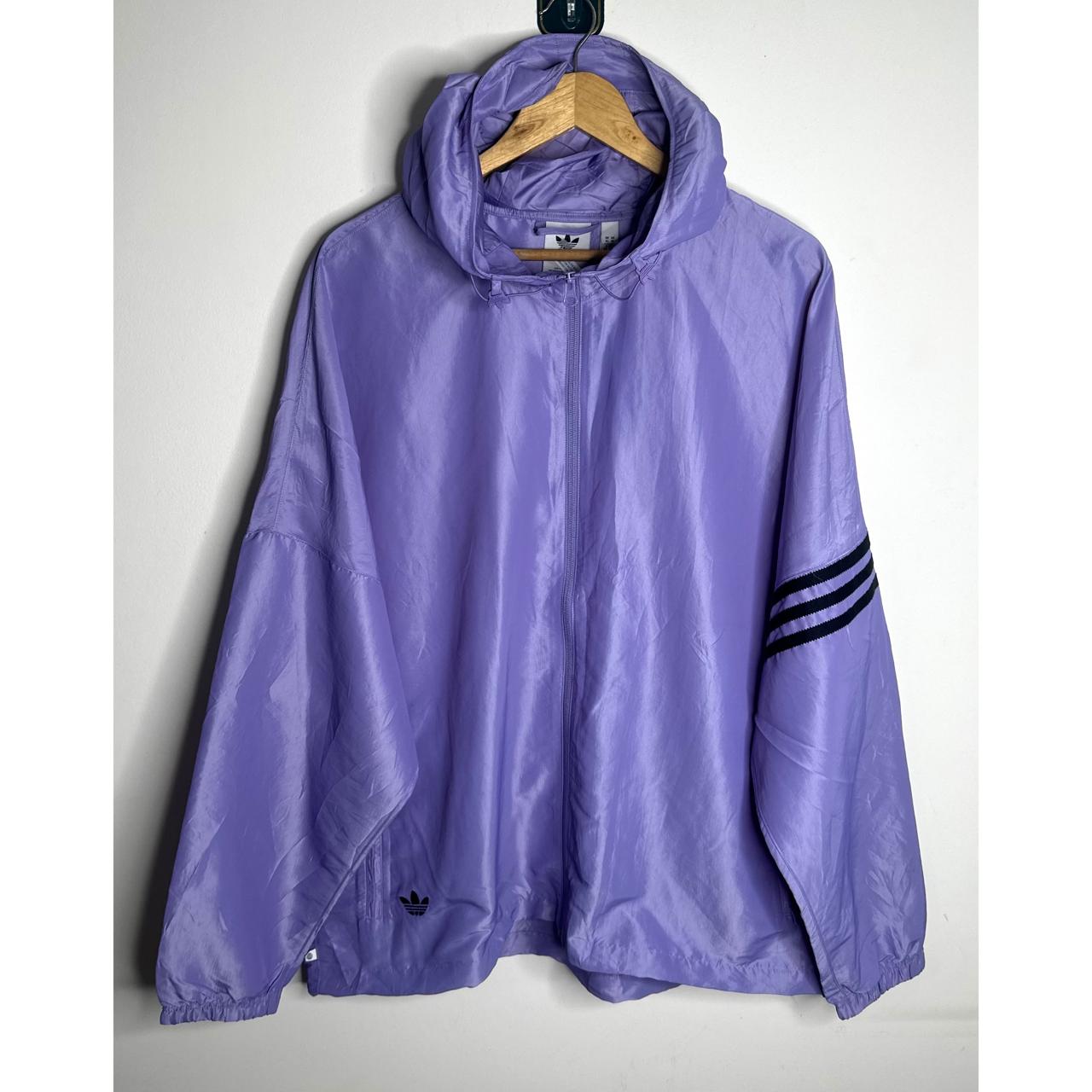ADIDAS LIGHTWEIGHT WINDBREAKER – BREATHABLE, WATER-RESISTANT JACKET FOR ACTIVE OUTDOOR WEAR SIZE 2XL -