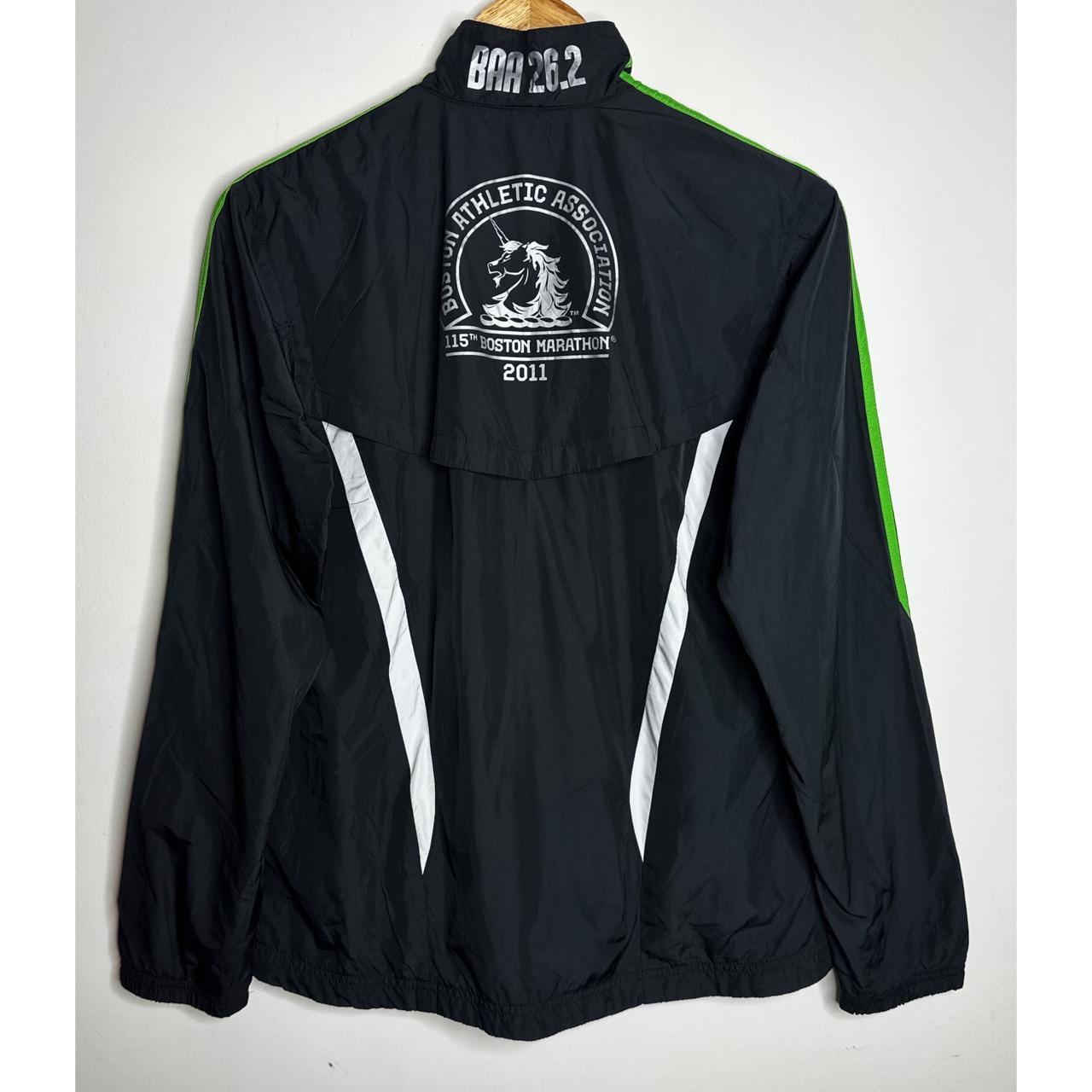 ADIDAS BOSTON ATHLETIC ASSOCIATION LIGHTWEIGHT WINDBREAKER – BREATHABLE, WATER-RESISTANT JACKET FOR ACTIVE OUTDOOR WEAR SIZE S