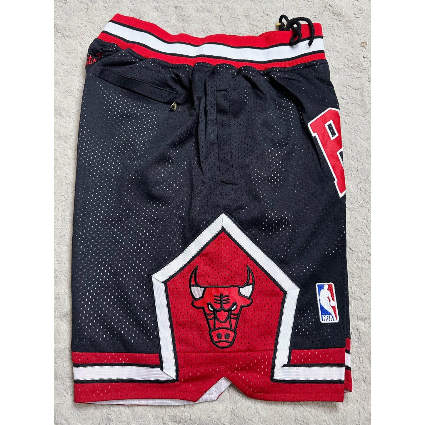 JUST DON BULLS RED BLACK PREMIUM SHORT