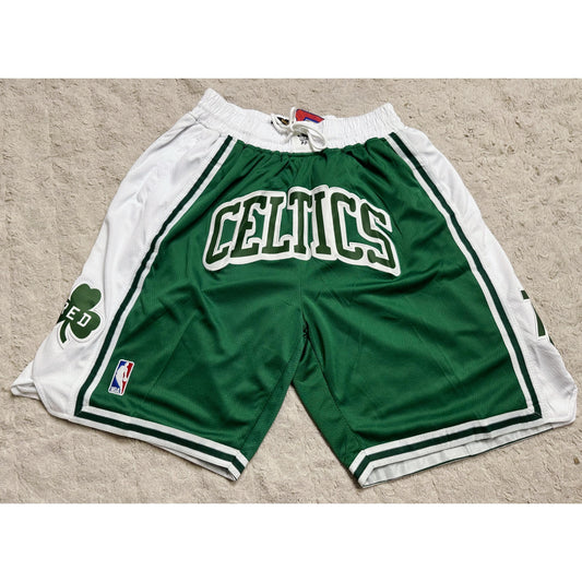 JUST DON CELTICS GREEN WHITE PREMIUM SHORT