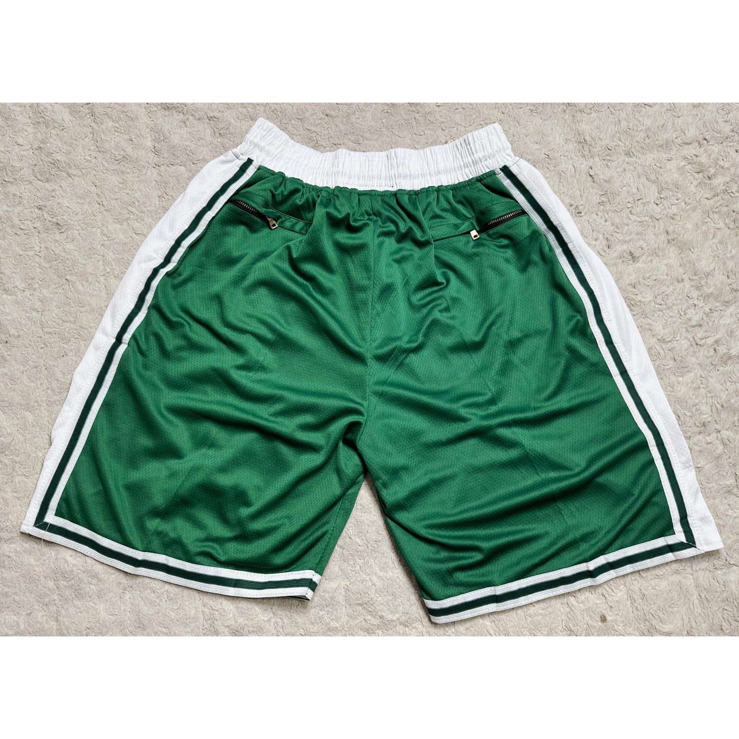 JUST DON CELTICS GREEN WHITE PREMIUM SHORT