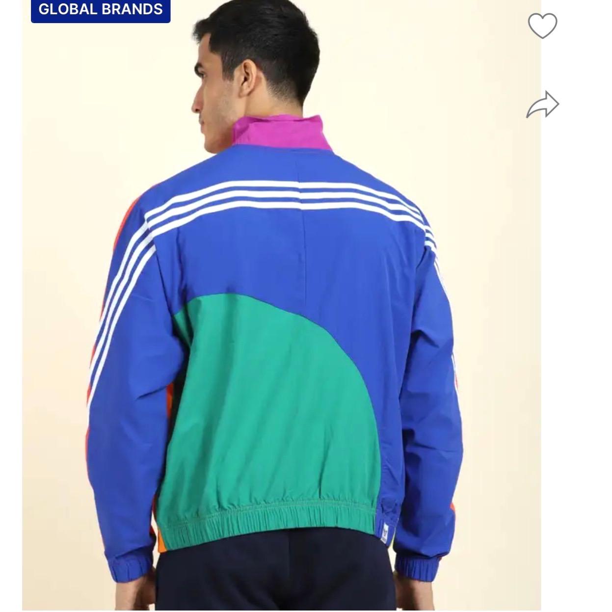 ADIDAS ORIGINALS Men's Colour block Sports Jacket (Waterproof)