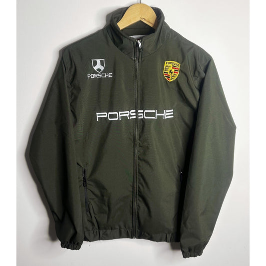 PORSCHE GREEN SPORTS JACKET FOR MEN – PREMIUM RACING STYLE FULL ZIPPER JACKET (Waterproof)