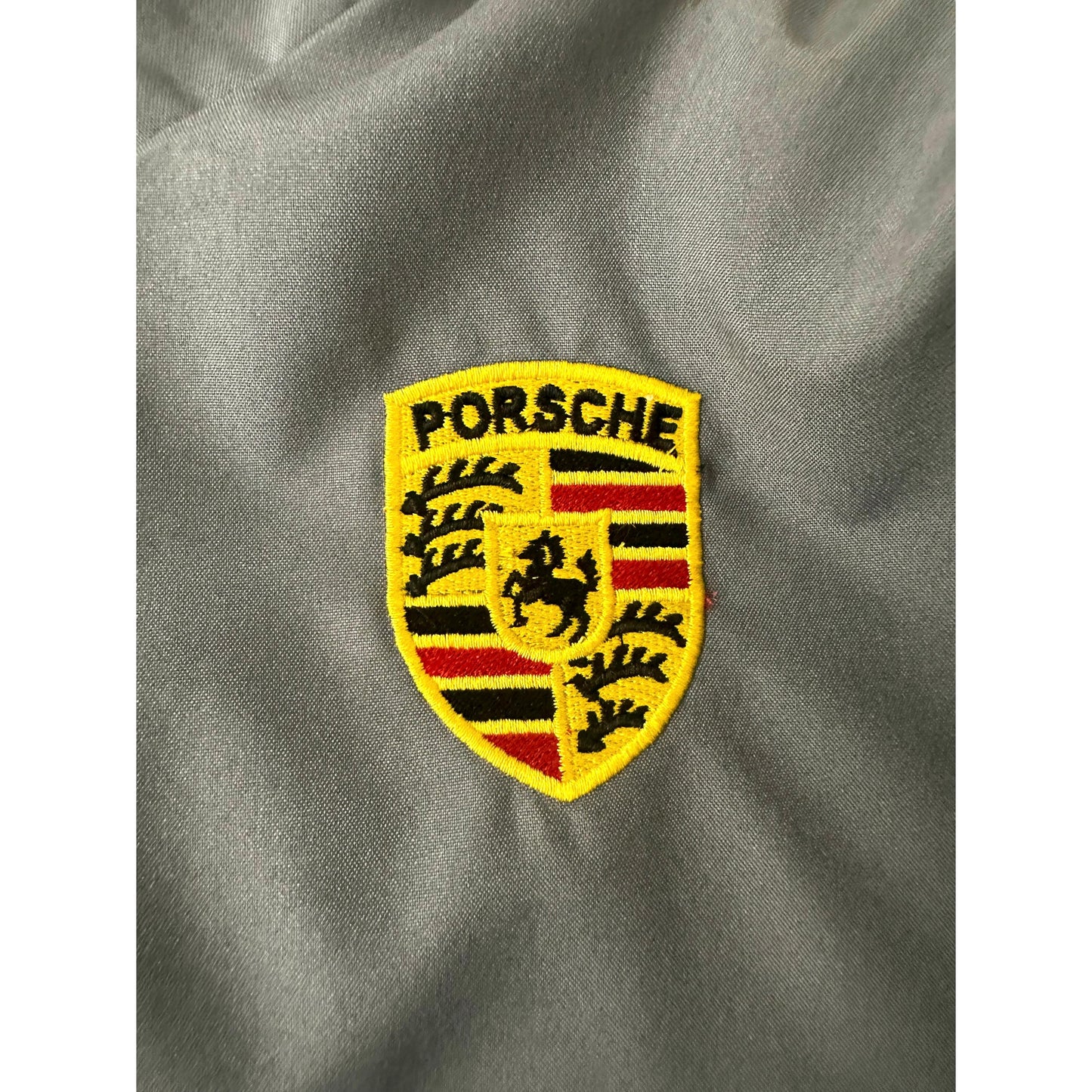 PORSCHE GREY SPORTS JACKET FOR MEN – PREMIUM RACING STYLE FULL ZIPPER JACKET(Waterproof)