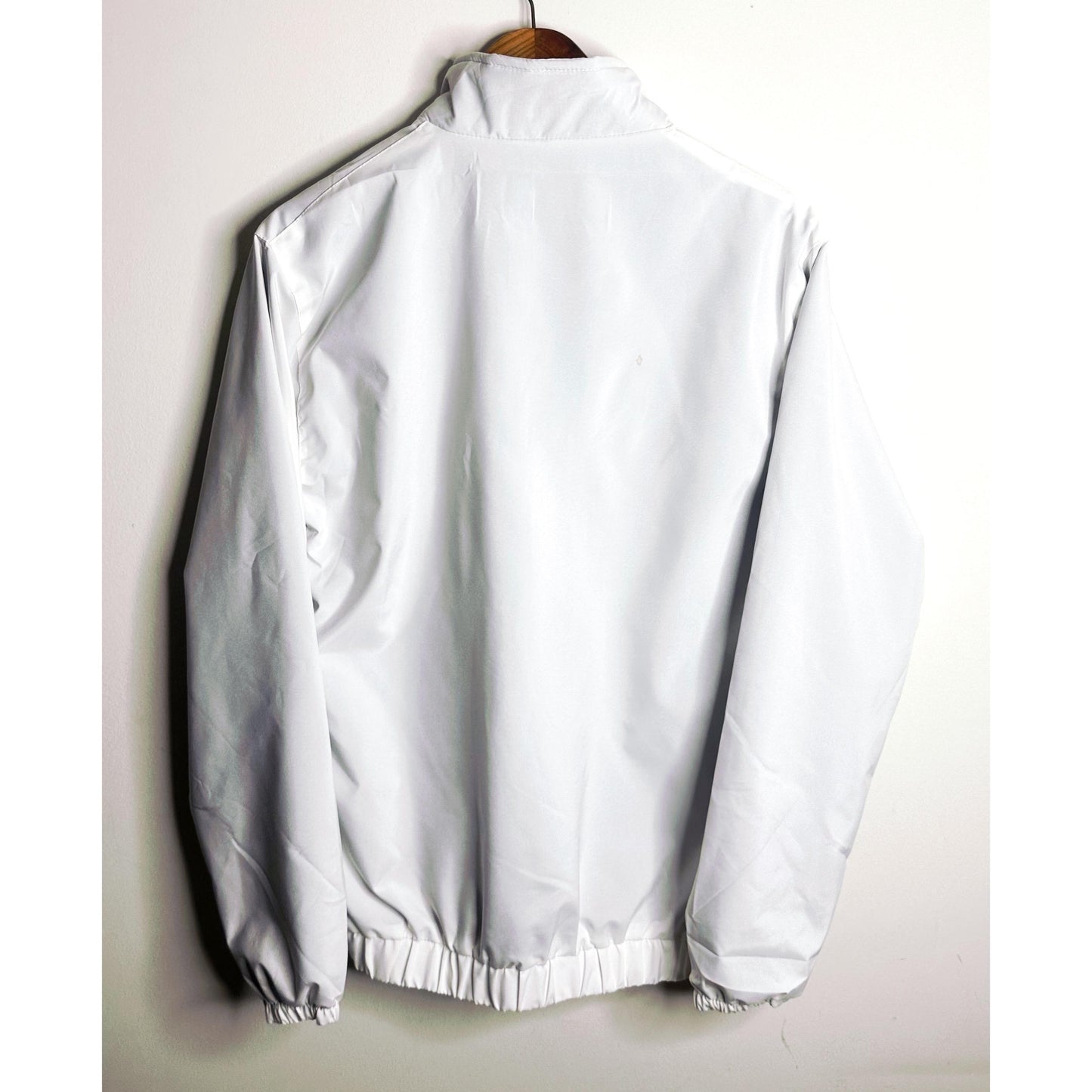 PORSCHE WHITE SPORTS JACKET FOR MEN – PREMIUM RACING STYLE FULL ZIPPER JACKET(Waterproof)