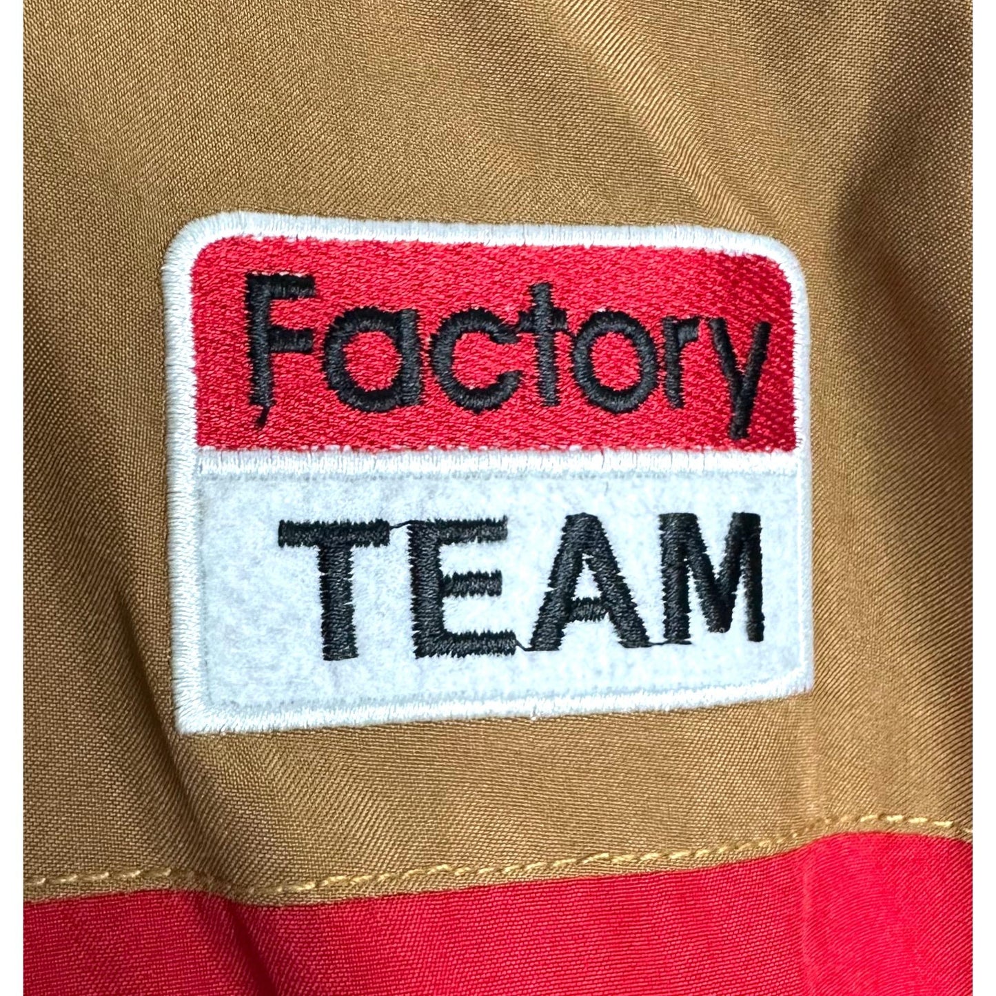 Luxury Hugo Boss Racing Jacket – Red with Brown & Black Panels | Water-Resistant Finish