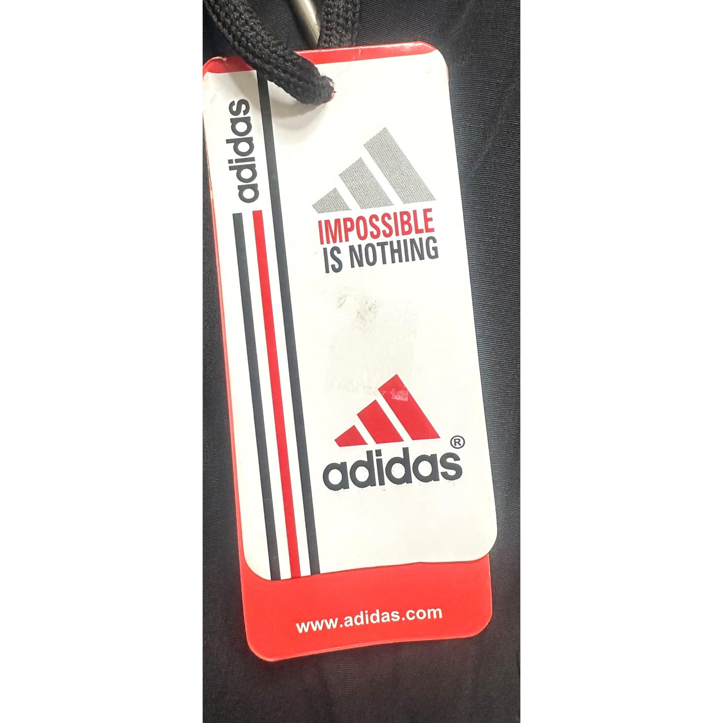ADIDAS MEN'S BLACK TRACK PANTS WITH SIDE BUTTONS | CLASSIC THREE STRIPES CASUAL SPORTSWEAR TROUSERS