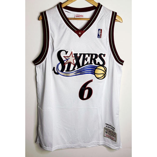 MITCHELL & NESS NBA SIXERS NO 6 IVESON PREMIUM BASKETBALL JERSEY