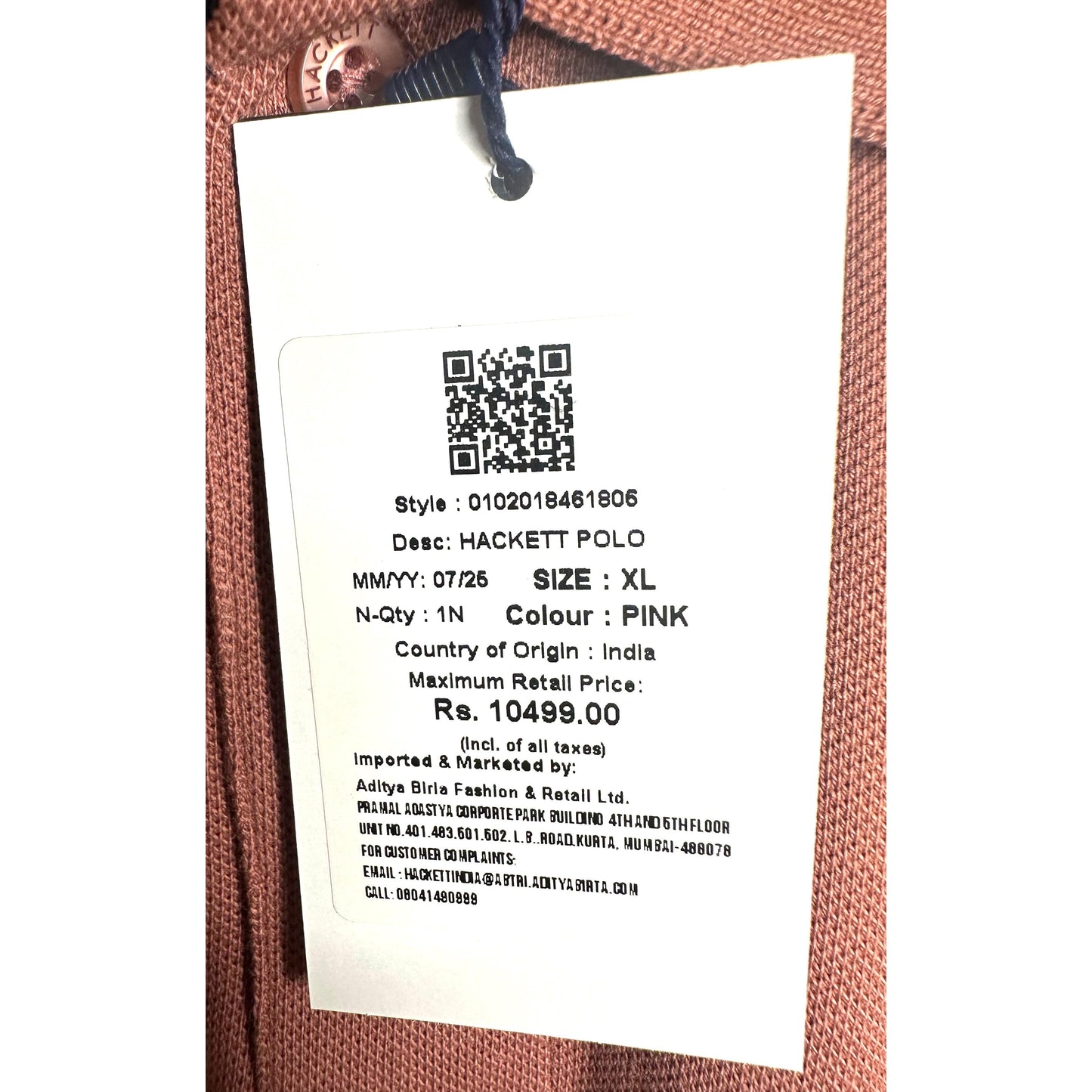 Hackett x Aston Martin Polo – Refined Rose Luxury Style