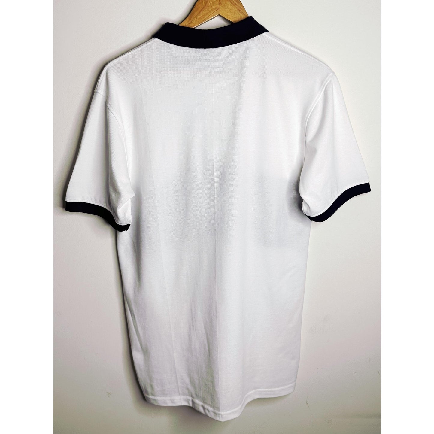 Luxury Hackett Polo Shirt – Timeless White with Black Detailing