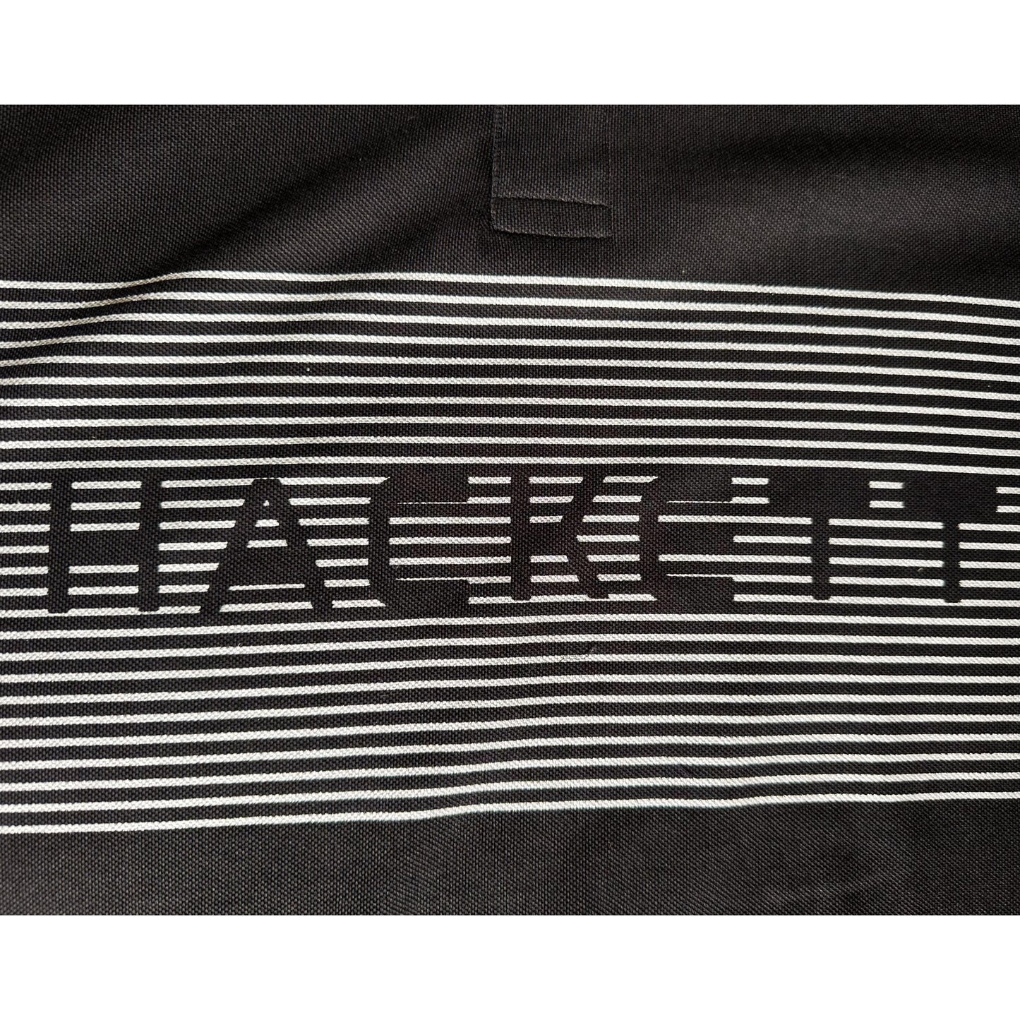 Hackett London Polo – Black with Signature Striped Panel Detailing