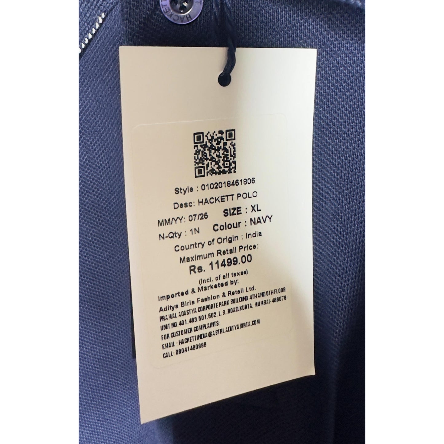Hackett x Aston Martin Polo – Classic Navy Heritage Style