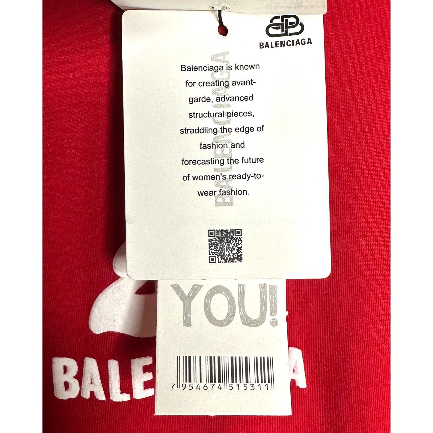 BALENCIAGA MEN’S PREMIUM COTTON T-SHIRT – RED MULTICOLOR PRINT | OVERSIZED STREETWEAR STYLE | CASUAL & LUXURY FASHION TEE