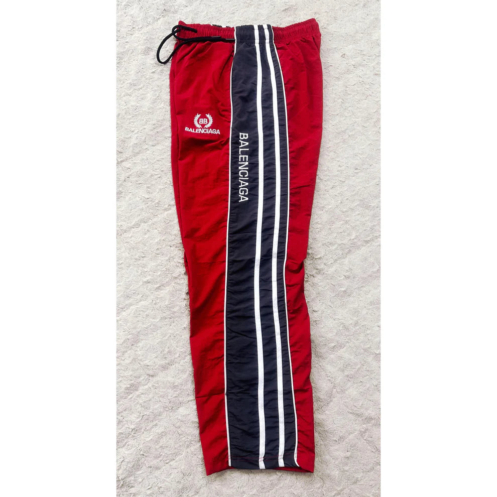 Men’s Balenciaga Track Pant – Contrast Stripe Design