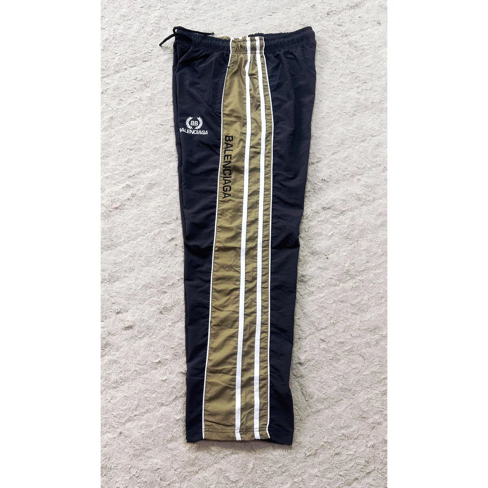 Men’s Balenciaga Track Pant – Contrast Stripe Design