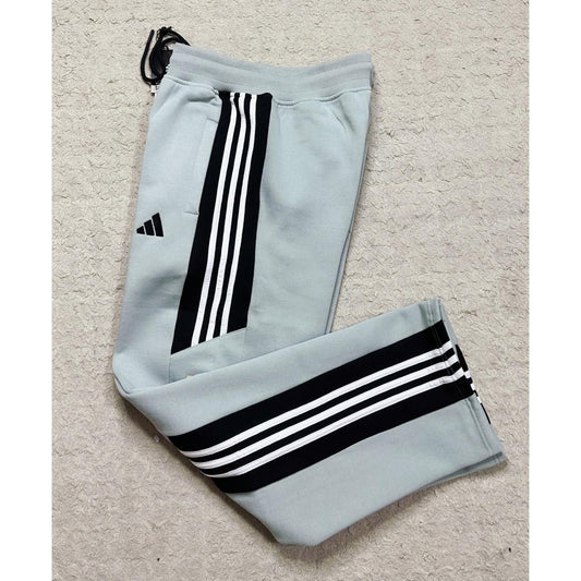 Adidas Heavy GSM Track Pants – Elite Quality |  Grey | Iconic 3-Stripes
