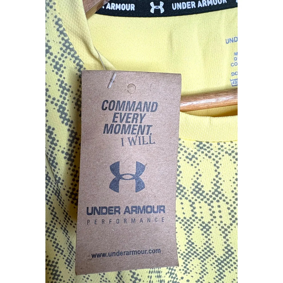 UNDER ARMOUR MEN'S ELITE PERFORMANCE TECH T-SHIRT | GRAPHIC PRINT | SHORT SLEEVE, MOISTURE-WICKING, QUICK-DRY | TRAINING & RUNNING