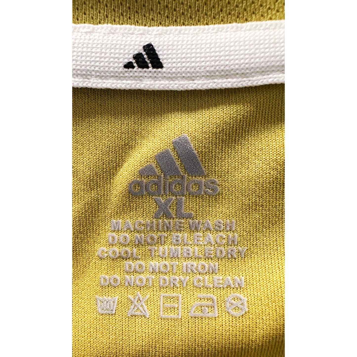 ADIDAS Signature brush gold Performance Tee with Contrast Dual-Stripe Shoulders | Ultra-Breathable Flex Fabric | Premium Activewear Edition