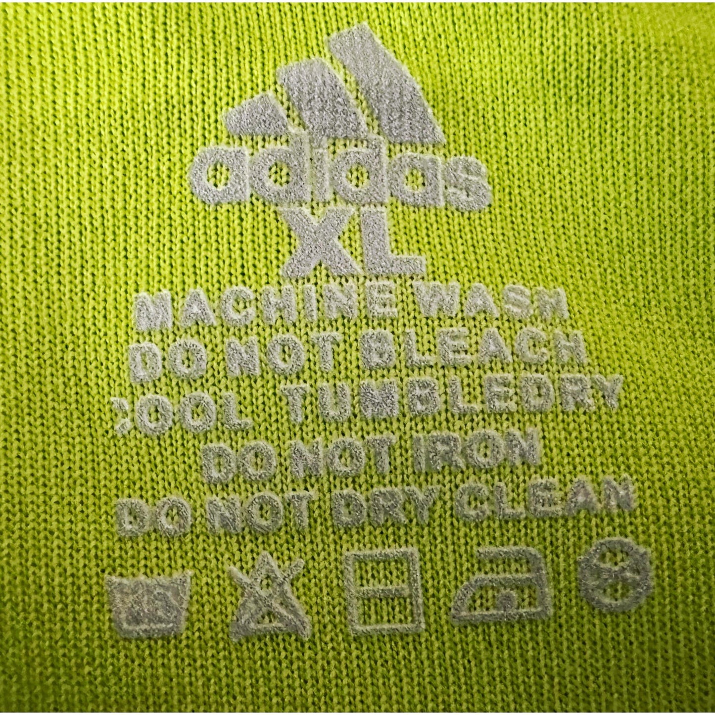 Adidas Signature Lime Green Elite Performance Tee with Dual Black Shoulder Stripes | Premium Activewear Edition