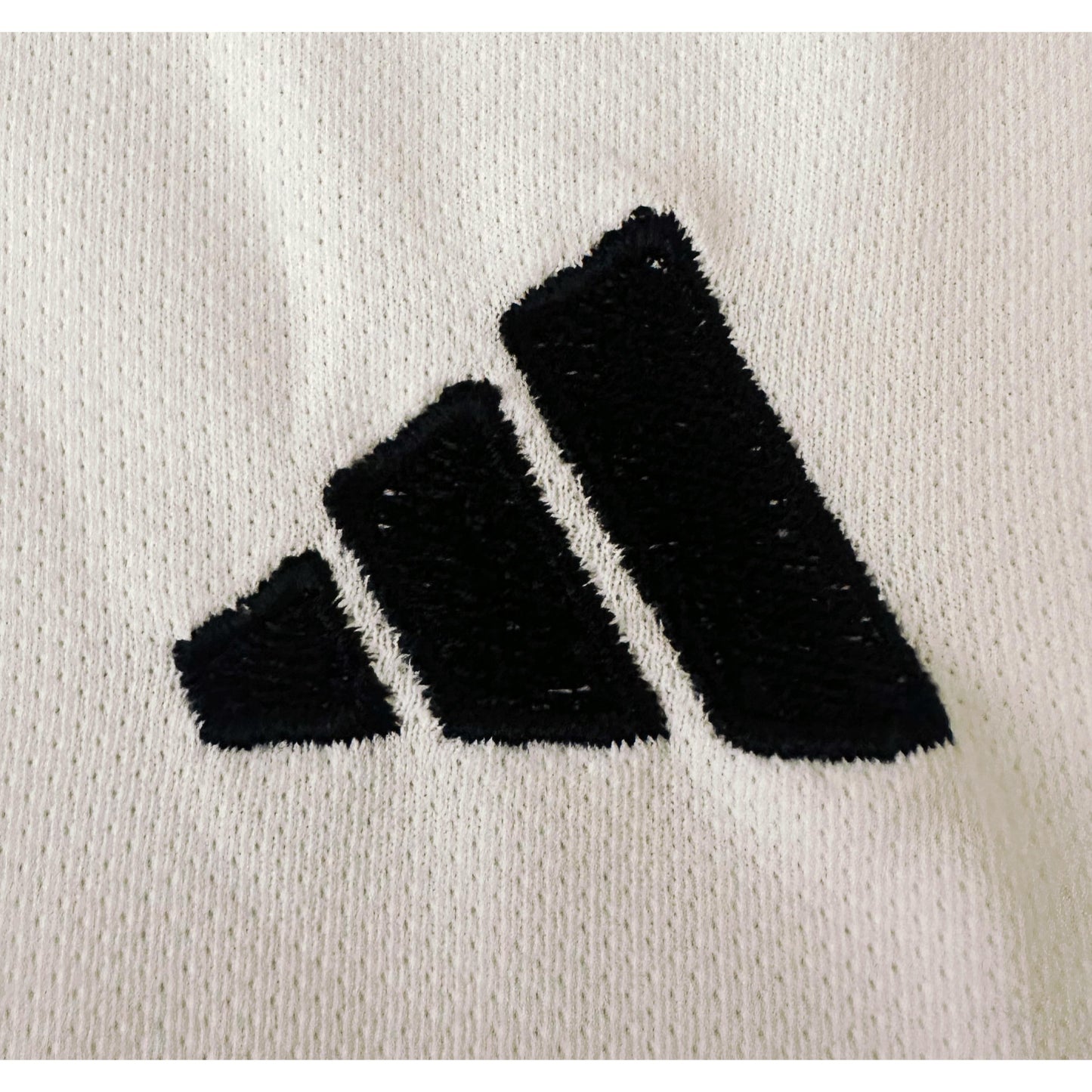 Adidas Signature White Elite Performance Tee with Dual Black Shoulder Stripes | Premium Activewear Edition