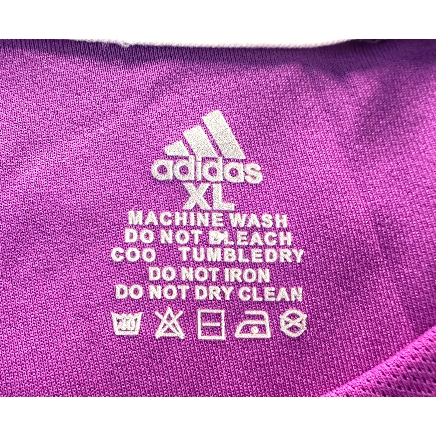 ADIDAS PREMIUM PURPLE PERFORMANCE TEE – ELITE SPORT EDITION WITH WHITE SIGNATURE STRIPED DETAILING
