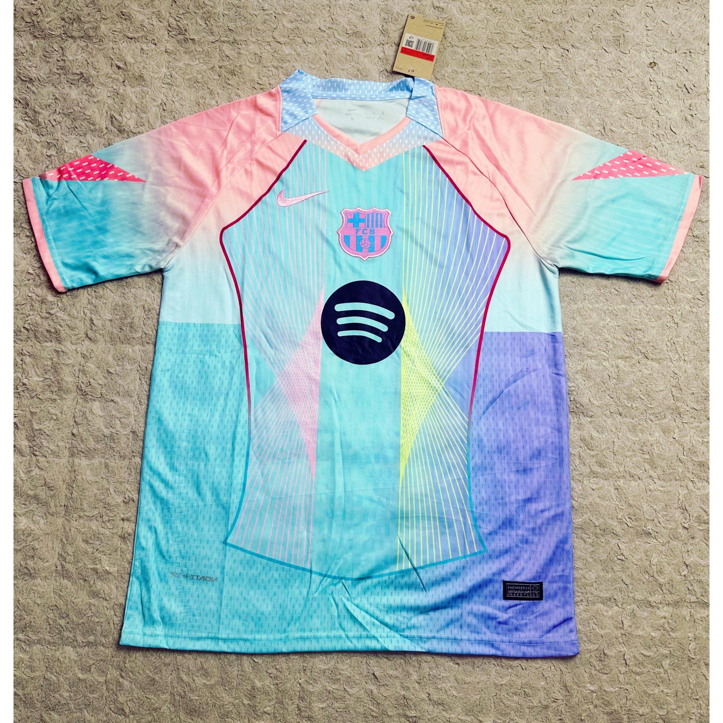 NIKE FCB BARCELONA  25/26 MULTICOLOR FOOTBALL JERSEY & SHORTS KIT –