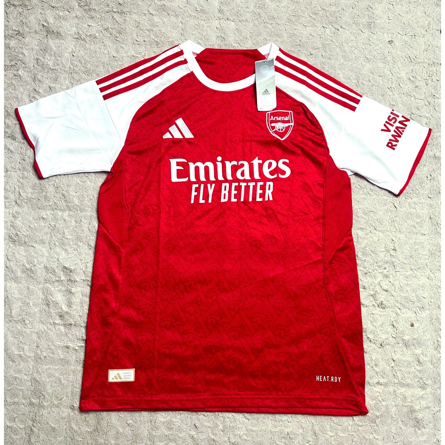 ADIDAS ARSENAL 25/26 FOOTBALL JERSEY KIT | RED & WHITE