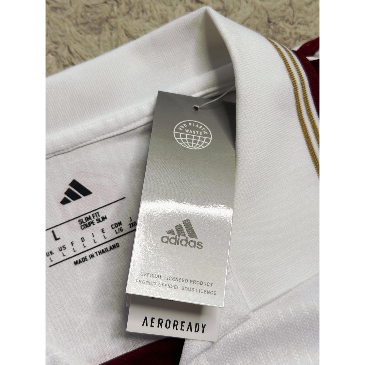 ADIDAS ARSENAL THIRD 25/26 FOOTBALL JERSEY KIT | PREMIUM WHITE & MAROON