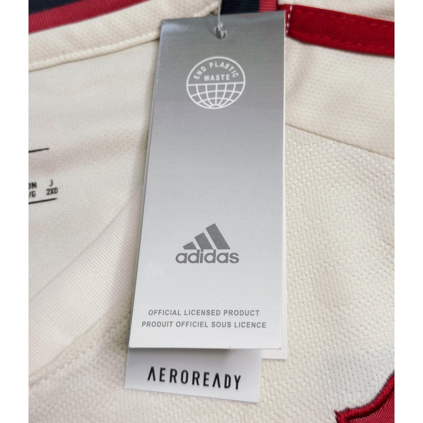 ADIDAS LIVERPOOL FC AWAY 25/26 FOOTBALL JERSEY KIT  WHITE & RED