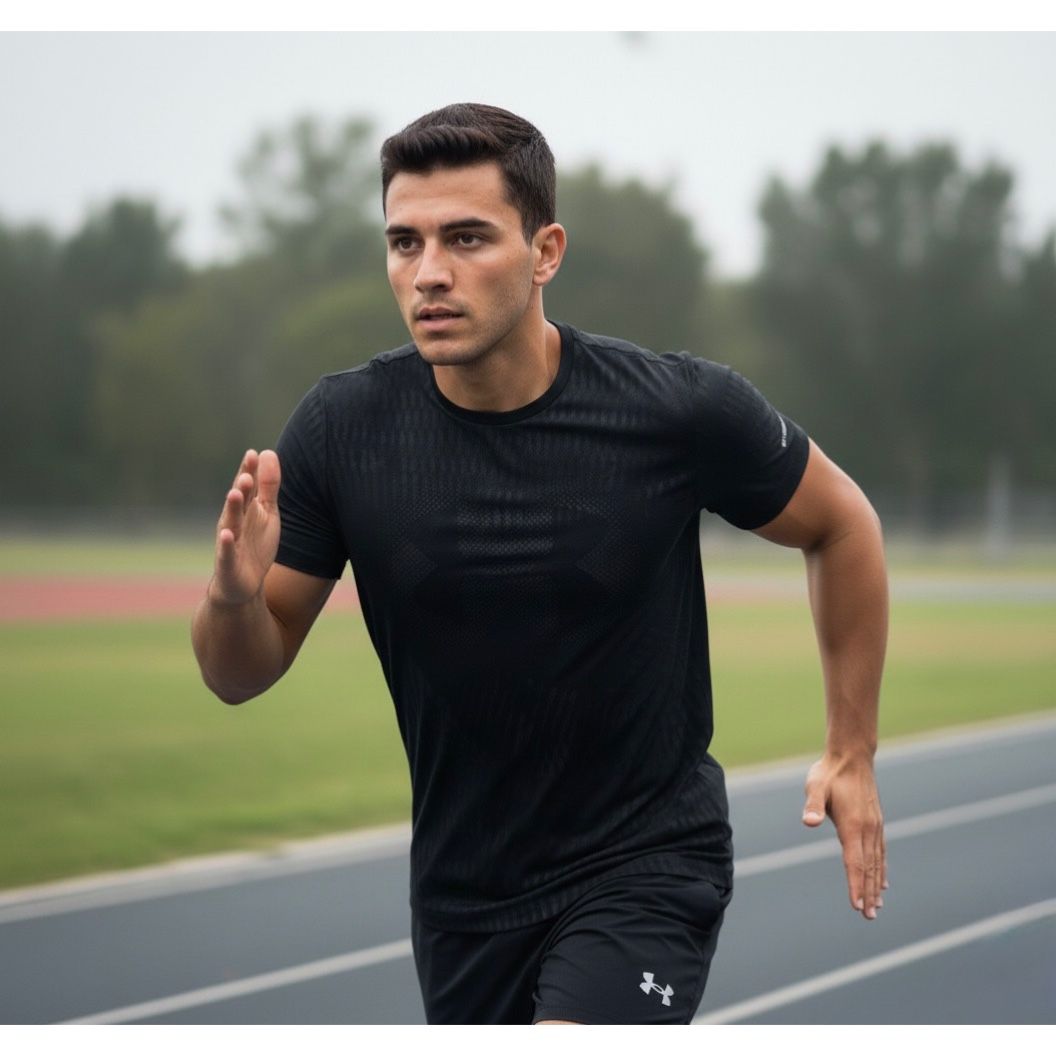 UNDER ARMOUR MEN'S ELITE PERFORMANCE TECH T-SHIRT | GRAPHIC PRINT | SHORT SLEEVE, MOISTURE-WICKING, QUICK-DRY | TRAINING & RUNNING