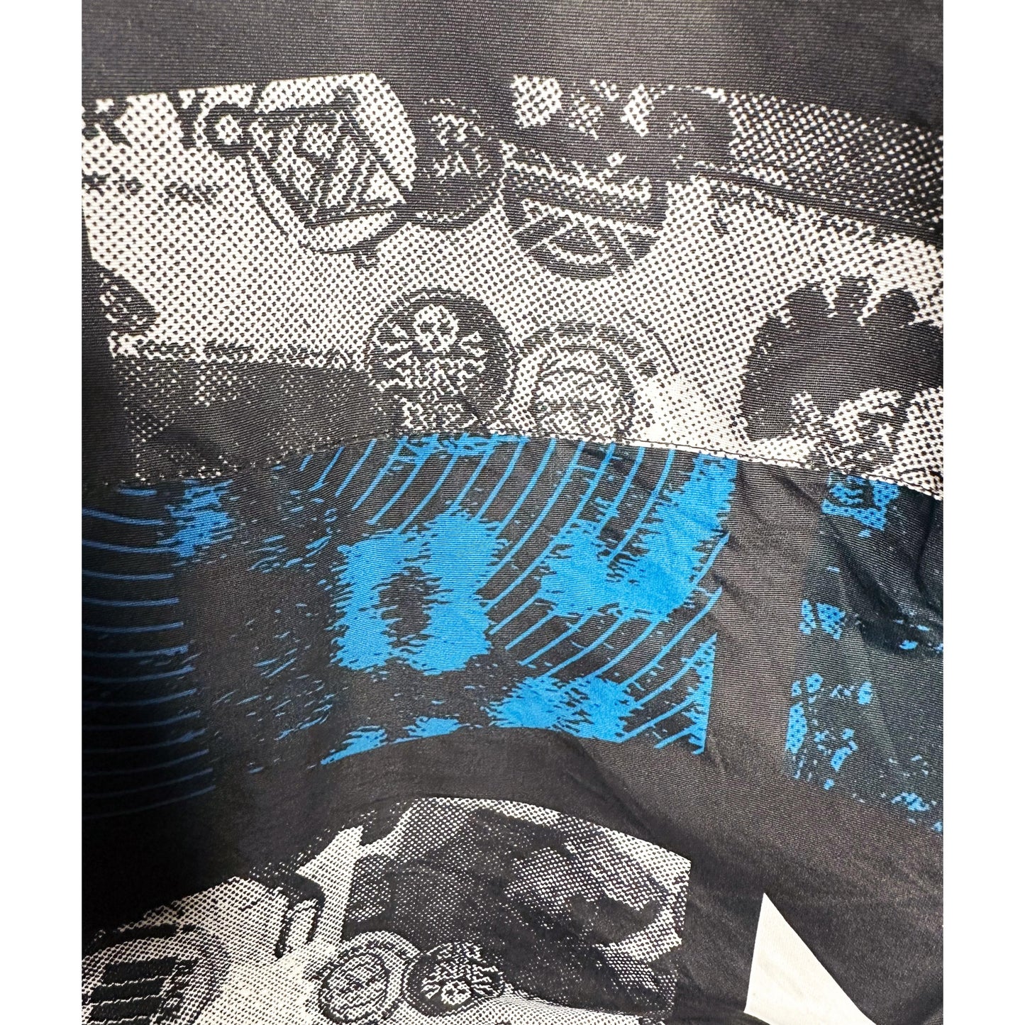 LACIELO XS Snowboard Pro Jacket | Premium Thermal Shell | Abstract Blue–Black Graphic Edition